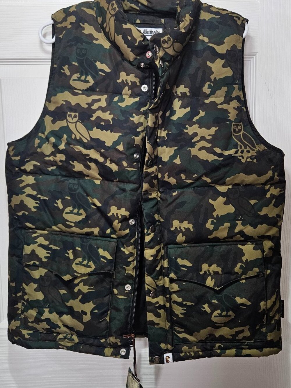 BNWT Bape x Ovo vest